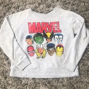 Marvel super hero sweatshirt